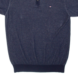 BYFORD Mens Polo Shirt Blue L