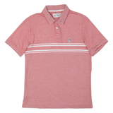 ORIGINAL PENGUIN Mens Polo Shirt Red Striped S