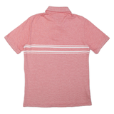 ORIGINAL PENGUIN Mens Polo Shirt Red Striped S