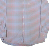 BOGNER Mens Shirt Blue Gingham Long Sleeve 2XL