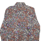 DIESEL Mens Shirt Black Floral Long Sleeve M
