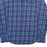 LEVI'S Slim Fit Mens Shirt Blue Check Long Sleeve M