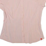 THE NORTH FACE Womens Shirt Pink Striped M