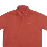COLUMBIA Mens Polo Shirt Orange L