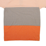 GOTCHA Mens Polo Shirt Orange Striped M
