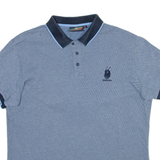 BENDORFF Mens Polo Shirt Blue L