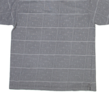 GIO Mens Polo Shirt Grey Check XL