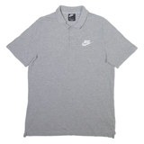 NIKE Mens Polo Shirt Grey L