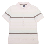 PAUL AND SHARK Womens Polo Shirt Pink Striped M