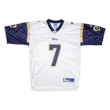 REEBOK NFL Los Angeles Rams Mens Jersey White USA V-Neck L