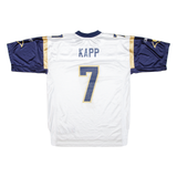 REEBOK NFL Los Angeles Rams Mens Jersey White USA V-Neck L