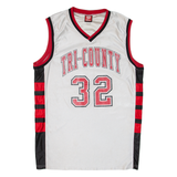 WILSON Tri-County Mens Jersey White Sleeveless USA V-Neck 2XL