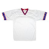 REEBOK Mens Jersey White USA V-Neck L