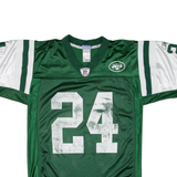 REEBOK NFL New York Jets Revis Mens Jersey Green USA V-Neck S