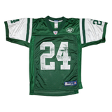 REEBOK NFL New York Jets Revis Mens Jersey Green USA V-Neck S