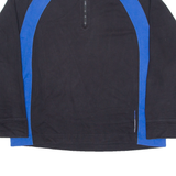 NAUTICA Mens Sweatshirt Black 1/4 Zip L