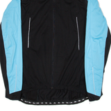 CRANE Cycling Full-Zip Mens Jersey Black Long Sleeve S