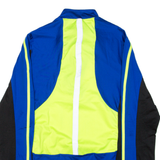 CRANE Cycling Mens Jersey Blue Long Sleeve 1/4 Zip S