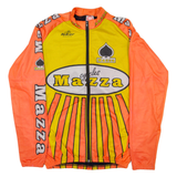 TEKER SPORTSWEAR Cycling Full-Zip Mens Jersey Yellow Long Sleeve M