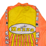 TEKER SPORTSWEAR Cycling Full-Zip Mens Jersey Yellow Long Sleeve M