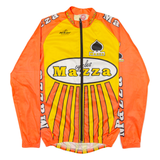 TEKER SPORTSWEAR Cycling Full-Zip Mens Jersey Yellow Long Sleeve M