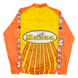 TEKER SPORTSWEAR Cycling Full-Zip Mens Jersey Yellow Long Sleeve M