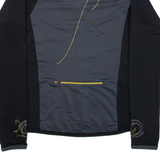 IXS Cycling Full-Zip Mens Jersey Black Long Sleeve M