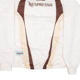 Cycling Full-Zip Mens Jersey Beige Long Sleeve L