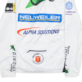 CUORE Cycling Full-Zip Mens Jersey White Long Sleeve S