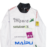 CUORE Cycling Full-Zip Mens Jersey White Long Sleeve S