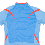 CRANE Cycling Womens Jersey Blue 1/2 Zip M