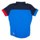 VAUDE Cycling Mens Jersey Blue 1/4 Zip M