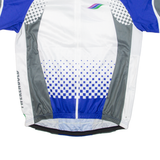 Cycling Full-Zip Mens Jersey White XL