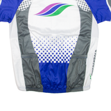 Cycling Full-Zip Mens Jersey White XL