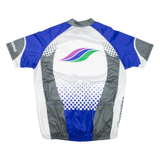 Cycling Full-Zip Mens Jersey White XL