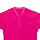 Womens Plain Shirt Pink M