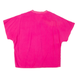 Womens Plain Shirt Pink M
