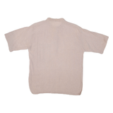 COLINE Mens Plain Shirt Brown L