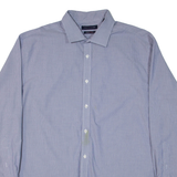 TOMMY HILFIGER Mens Shirt Blue Striped Long Sleeve XL