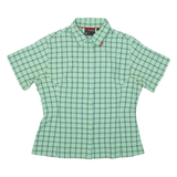 MAMMUT Womens Shirt Green Check L
