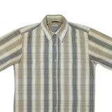 COLUMBIA Mens Shirt Grey Striped M