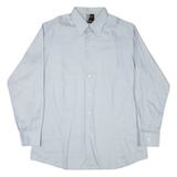 LUTTEURS Mens Shirt Grey Animal Print Long Sleeve M