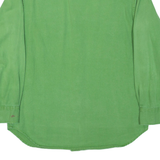 TEDDY'S Mens Plain Shirt Green Long Sleeve S