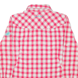 MAMMUT Womens Shirt Pink Check Long Sleeve S