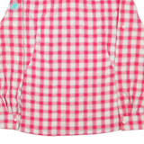 MAMMUT Womens Shirt Pink Check Long Sleeve S