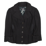 D&G Womens Blazer Jacket Black Wool XS