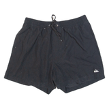 QUIKSILVER Mesh Lined Mens Swimming Shorts Black Relaxed S W26