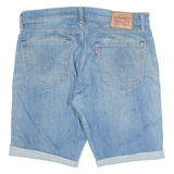 LEVI'S 504 Cut Off Mens Denim Shorts Blue M W32