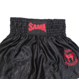 SAMA Kickboxing Mens Sports Shorts Black Relaxed S W24
