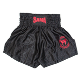 SAMA Kickboxing Mens Sports Shorts Black Relaxed S W24